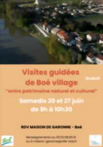 Visite guidée de Boé village