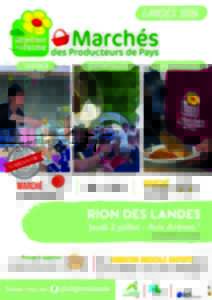 photo Marchés des Producteurs de Pays de Rion des Landes