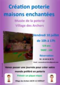 photo Création poterie maisons enchantées