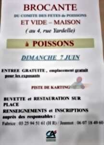 Brocante du comité des fêtes de Poissons et Vide-maison