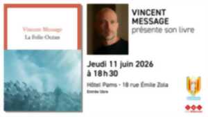 photo VINCENT MESSAGE PRÉSENTE SON LIVRE 