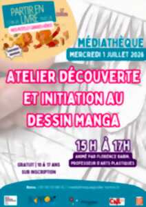 photo Atelier découverte et initiation au dessin manga