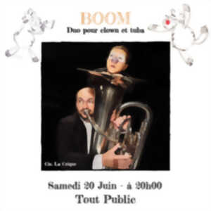 photo BOOM, duo clown et tuba