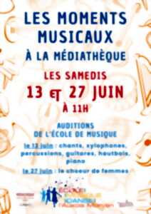 photo Auditions de l'Ecole de musique et dans Auxois-Morvan