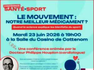 photo Conférence : Le mouvement, notre meilleur médicament ?