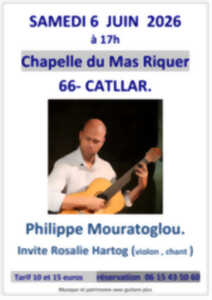 photo CONCERT DE GUITARE PHILIPPE MOURATOGLOU