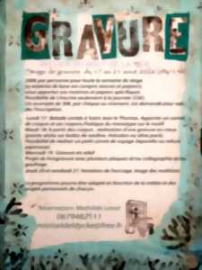 photo Stage de gravure