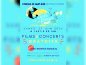 photo Cinés Plages Music : films, concerts, vide-greniers musical & grande vente d'affiches de cinéma