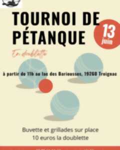 photo Tournoi de pétanque en doublette