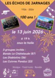 photo Concert pour les 100 ans des Echos de Jarnages
