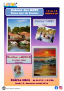 photo Exposition Cabane des Arts :Patrice Tarby et Christian Laroche