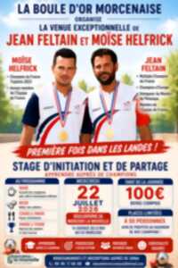 photo Stage d'initiation pétanque - Jean Feltain et Moïse Helfrick