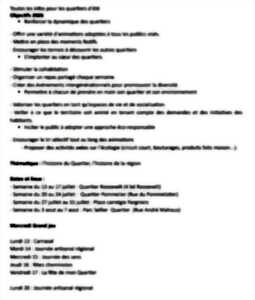 photo Quartiers d'été