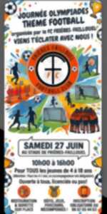 photo Journée Olympiades Théme Football