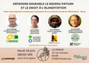 photo Table-ronde : Défendons ensemble le revenu paysan et le droit à l’alim
