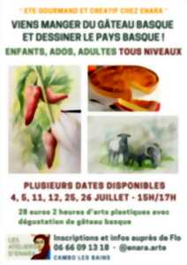 photo Atelier peinture et dégustation de gâteau basque