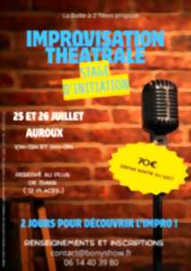 photo STAGE INITIATION IMPROVISATION THÉÂTRALE