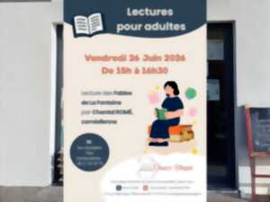 photo Lecture pour adultes