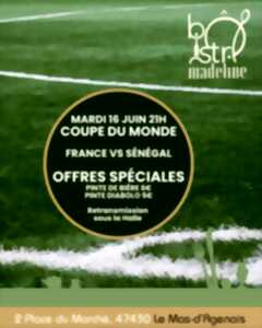 photo Retransmission Coupe du monde au Ô Bistro Madeline