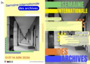 photo Semaine internationale des archives - visites guidées