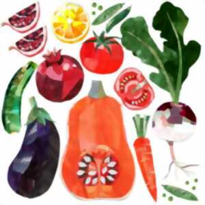 photo Atelier du samedi - Tableau de légumes découpés