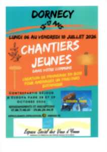 photo Chantiers jeunes - Dornecy : Création de panneaux en bois