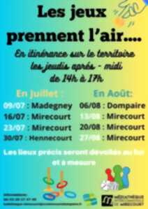 photo Les jeux prennent l'air
