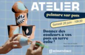 photo Médiathèque de Viry : Atelier peinture sur pot