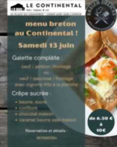 photo Menu breton au Continental