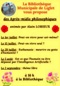 Après- midis philosophiques