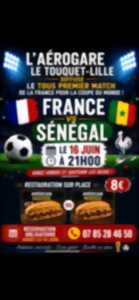 photo L'Aérogare Le Touquet-Lille diffus le premier match de la France