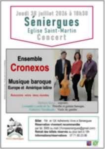 photo Concert à Séniergues : Concert de musique baroque donné par l’ensemble Cronexos