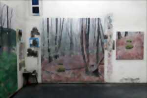 photo Vernissage de l'exposition : Sous bois, tableaux d'Yves Belorvey