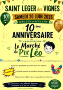 photo 10ème anniversaire de l'association : Le marché du P'tit Léo