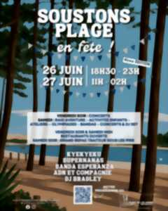 photo Soustons plage en fête