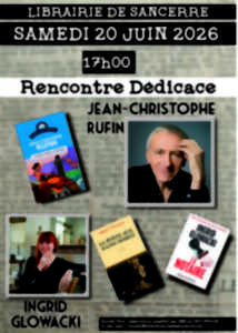 photo Rencontre dédicace avec Jean Christophe Rufin et Ingrid Glowacki