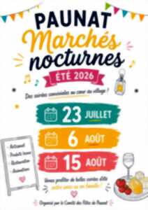 photo Marché gourmand nocturne