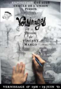 photo Exposition Dessins de Vincent MARCO - Voisinages -