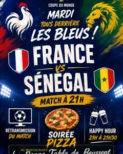 photo La Bonne Table de Beussent diffuse le premier match de la France pour la Coupe du Monde