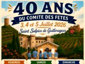 photo 40 ans du comité des fêtes