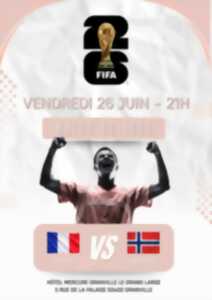 photo Diffusion du match France-Norvège