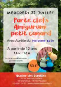 photo Atelier - Porte-clés amigurumi petit canard