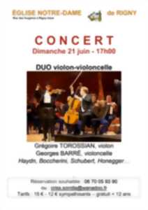 photo Concert duo violon-violoncelle