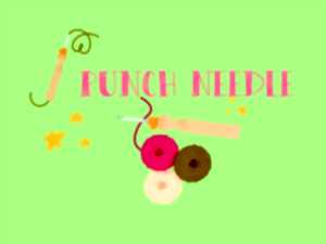 photo Atelier broderie punch needle