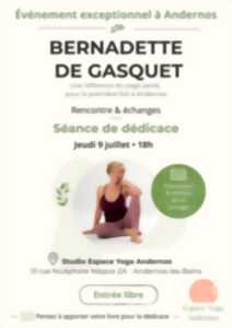 photo Séance dédicace avec Bernadette de Gasquet