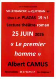 photo Lecture théâtre-roman : Le premier homme