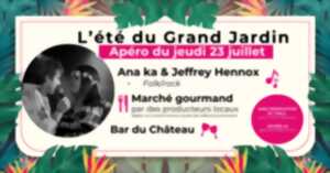 photo Apéro du jeudi 23 juillet - Ana Ka & Jeffrey Hennox