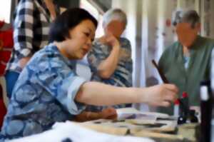 photo Atelier calligraphie et peinture chinoise
