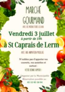 photo MARCHÉ GOURMAND ST CAPRAIS DE LERM