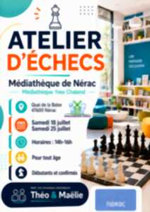 photo Atelier Echecs à la médiathèque